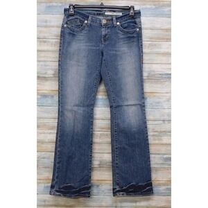 DKNY EXTREME BROOKLYN Womens Blue Denim Bootcut Jeans Size 28 Retro 90's